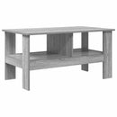 vidaXL Dohányzóasztal Szürke Sonoma 90 x 50 x 45 cm Faanyag