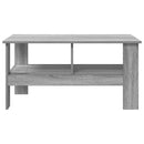 vidaXL Dohányzóasztal Szürke Sonoma 90 x 50 x 45 cm Faanyag
