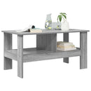 vidaXL Dohányzóasztal Szürke Sonoma 90 x 50 x 45 cm Faanyag
