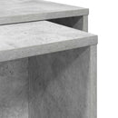 vidaXL Kávasztal Szett 2 pcs Beton Szürke Faanyag