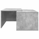 vidaXL Kávasztal Szett 2 pcs Beton Szürke Faanyag