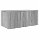 vidaXL Kávasztal Szett 2 pcs Szürke Sonoma Faanyag