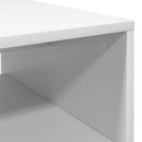 vidaXL Dohányzóasztal Fehér 60 x 50 x 40 cm Faanyag