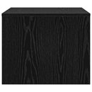 vidaXL Dohányzóasztal Fekete tölgy 60 x 50 x 40 cm Faanyag