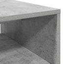 vidaXL Dohányzóasztal Beton Szürke 60 x 50 x 40 cm Faanyag