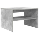 vidaXL Dohányzóasztal Beton Szürke 60 x 50 x 40 cm Faanyag
