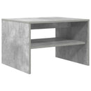 vidaXL Dohányzóasztal Beton Szürke 60 x 50 x 40 cm Faanyag