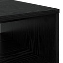 vidaXL Dohányzóasztal Fekete tölgy 80 x 50 x 40 cm Faanyag