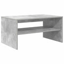 vidaXL Dohányzóasztal Beton Szürke 80 x 50 x 40 cm Faanyag