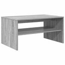 vidaXL Dohányzóasztal Szürke Sonoma 80 x 50 x 40 cm Faanyag