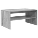 vidaXL Dohányzóasztal Szürke Sonoma 80 x 50 x 40 cm Faanyag