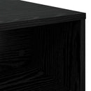 vidaXL Dohányzóasztal Fekete tölgy 100 x 50 x 40 cm Faanyag