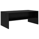 vidaXL Dohányzóasztal Fekete tölgy 100 x 50 x 40 cm Faanyag
