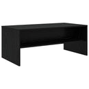 vidaXL Dohányzóasztal Fekete tölgy 100 x 50 x 40 cm Faanyag