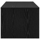 vidaXL Dohányzóasztal Fekete tölgy 100 x 50 x 40 cm Faanyag