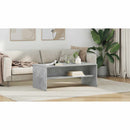 vidaXL Dohányzóasztal Beton Szürke 100 x 50 x 40 cm Faanyag