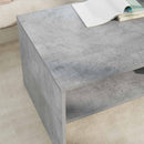 vidaXL Dohányzóasztal Beton Szürke 100 x 50 x 40 cm Faanyag