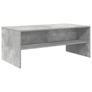 vidaXL Dohányzóasztal Beton Szürke 100 x 50 x 40 cm Faanyag
