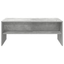 vidaXL Dohányzóasztal Beton Szürke 100 x 50 x 40 cm Faanyag