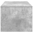 vidaXL Dohányzóasztal Beton Szürke 100 x 50 x 40 cm Faanyag