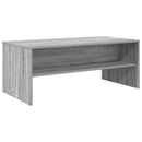 vidaXL Dohányzóasztal Szürke Sonoma 100 x 50 x 40 cm Faanyag