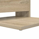 vidaXL Oldal asztal Sonoma tölgy 40 x 35 x 60,5 cm Faanyag