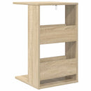 vidaXL Oldal asztal Sonoma tölgy 40 x 35 x 60,5 cm Faanyag
