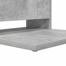 vidaXL Oldal asztal Beton Szürke 40 x 35 x 60,5 cm Faanyag