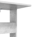 vidaXL Oldal asztal Beton Szürke 40 x 35 x 60,5 cm Faanyag