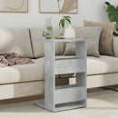 vidaXL Oldal asztal Beton Szürke 40 x 35 x 60,5 cm Faanyag