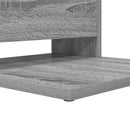 vidaXL Oldal asztal Szürke Sonoma 40 x 35 x 60,5 cm Faanyag