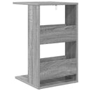 vidaXL Oldal asztal Szürke Sonoma 40 x 35 x 60,5 cm Faanyag