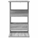 vidaXL Oldal asztal Szürke Sonoma 40 x 35 x 60,5 cm Faanyag