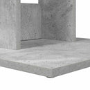 vidaXL Oldal asztal Beton Szürke 45 x 40 x 62,5 cm Faanyag