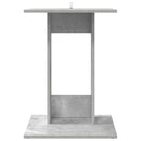 vidaXL Oldal asztal Beton Szürke 45 x 40 x 62,5 cm Faanyag