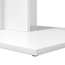 vidaXL Oldal asztal Fehér 45 x 40 x 62,5 cm Faanyag