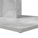vidaXL Oldal asztal Beton Szürke 45 x 40 x 62,5 cm Faanyag