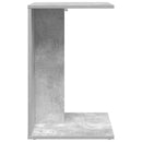 vidaXL Oldal asztal Beton Szürke 45 x 40 x 62,5 cm Faanyag