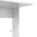 vidaXL Oldal asztal Fehér 40 x 38 x 62,5 cm Faanyag