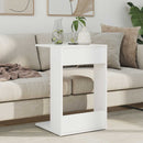 vidaXL Oldal asztal Fehér 40 x 38 x 62,5 cm Faanyag
