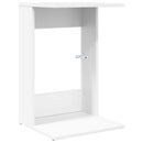 vidaXL Oldal asztal Fehér 40 x 38 x 62,5 cm Faanyag