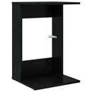 vidaXL Oldal asztal Fekete tölgy 40 x 38 x 62,5 cm Faanyag