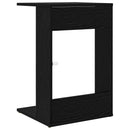 vidaXL Oldal asztal Fekete tölgy 40 x 38 x 62,5 cm Faanyag
