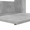 vidaXL Oldal asztal Beton Szürke 40 x 38 x 62,5 cm Faanyag