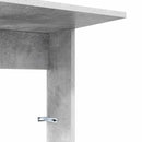 vidaXL Oldal asztal Beton Szürke 40 x 38 x 62,5 cm Faanyag