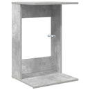 vidaXL Oldal asztal Beton Szürke 40 x 38 x 62,5 cm Faanyag