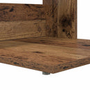 vidaXL Oldal asztal Öreg fa 40 x 38 x 62,5 cm Faanyag