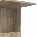 vidaXL Oldal asztal kerékkel Sonoma tölgy 40 x 35 x 60 cm Faanyag