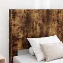 vidaXL Ágykeret tárolóval és fejtámlával Füstös Tölgy 75 x 190 cm