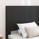 vidaXL Ágykeret tárolóval és fejtámlával Fekete 75 x 190 cm Szerelt Fa